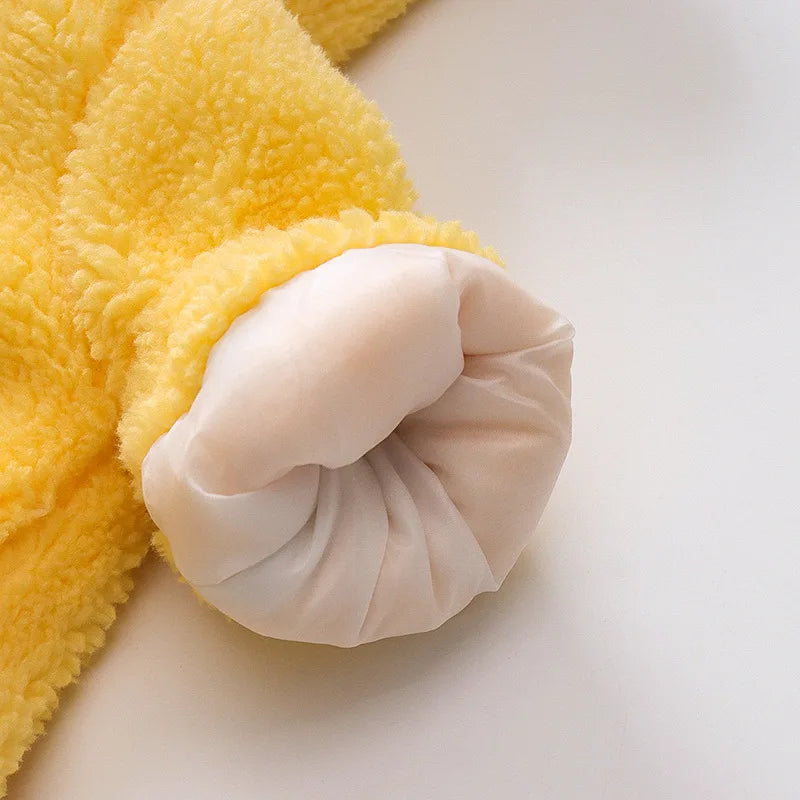 Honey Bear Fleece Coat – Pure Cuteness, Wrapped in Warmth