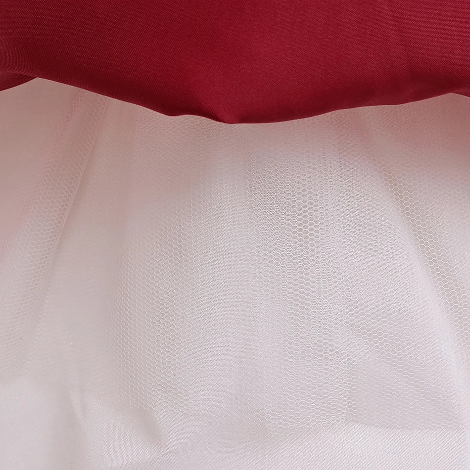 Holiday Ruffle Bow Dress