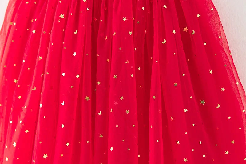 Christmas Starry Tulle Dress