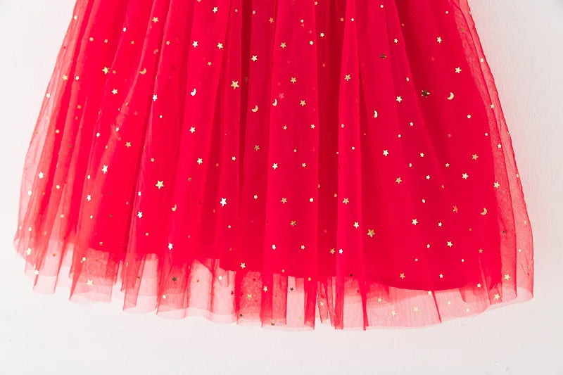 Christmas Starry Tulle Dress
