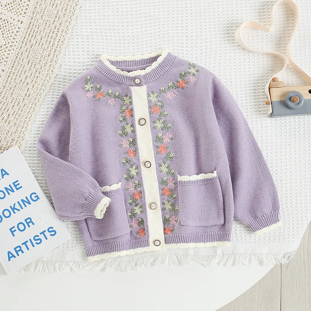 Lavender Bloom Knit Set – A Cozy Hug in Every Stitch