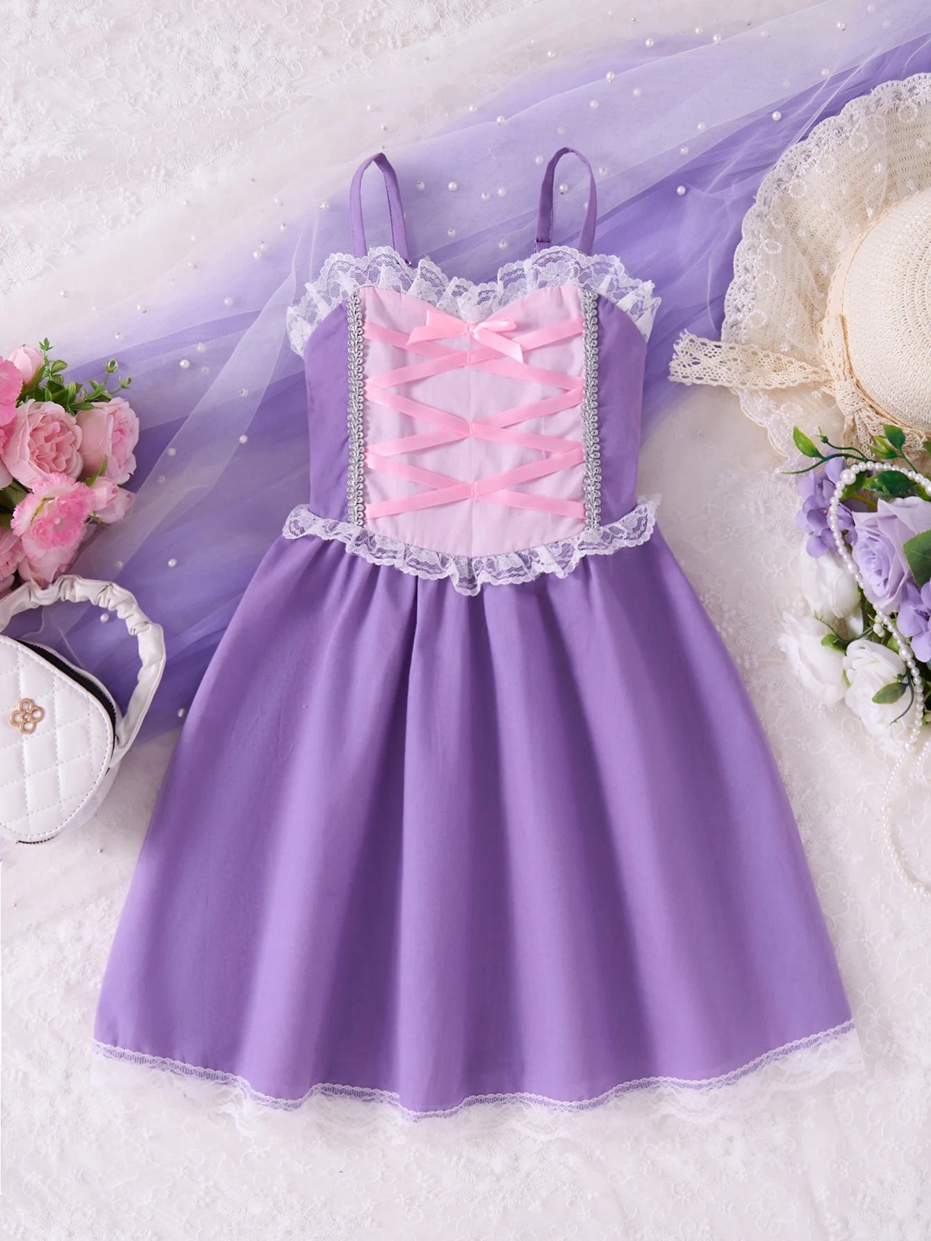 Lavender Princess Girls’ Dress