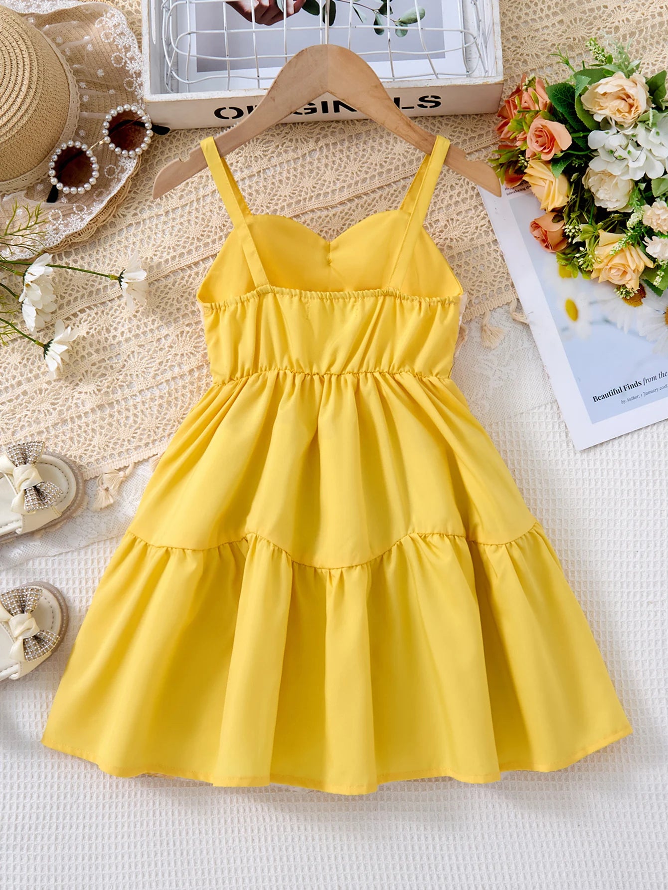 Yellow Princess Girls’ Dress