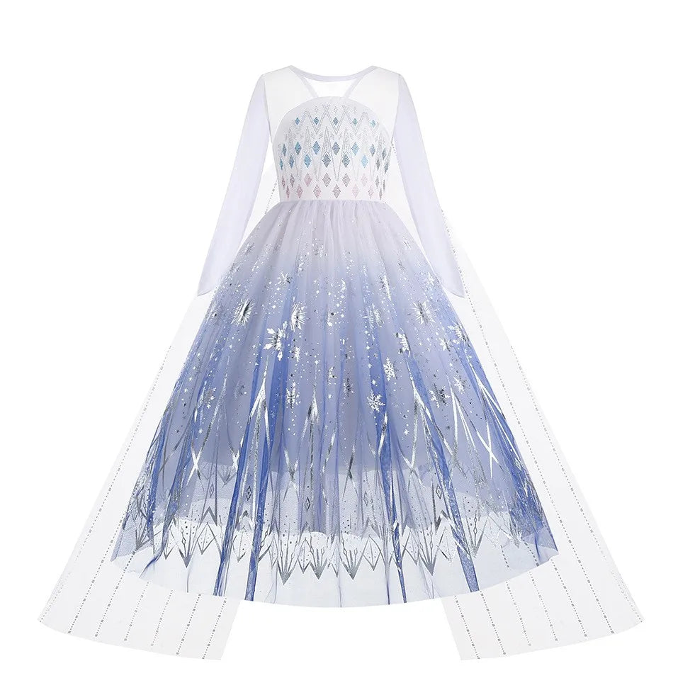 Snow Queen Light-Up Winter Dress for Girls