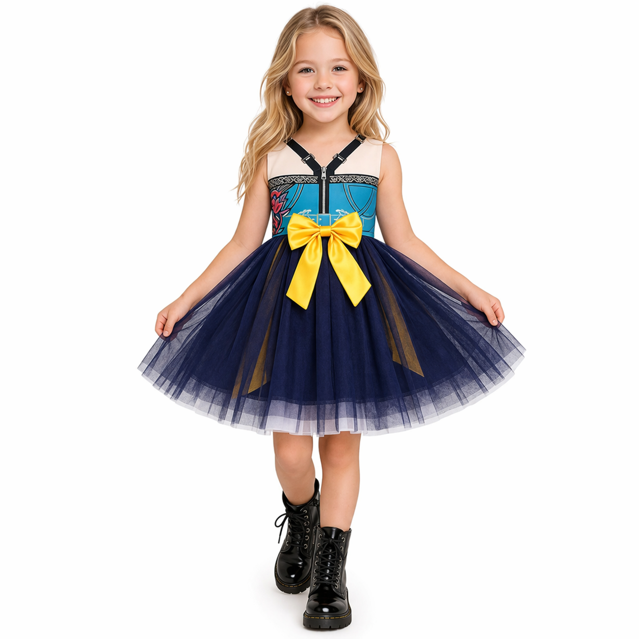 Girls’ Midnight Star Warrior Princess Dress