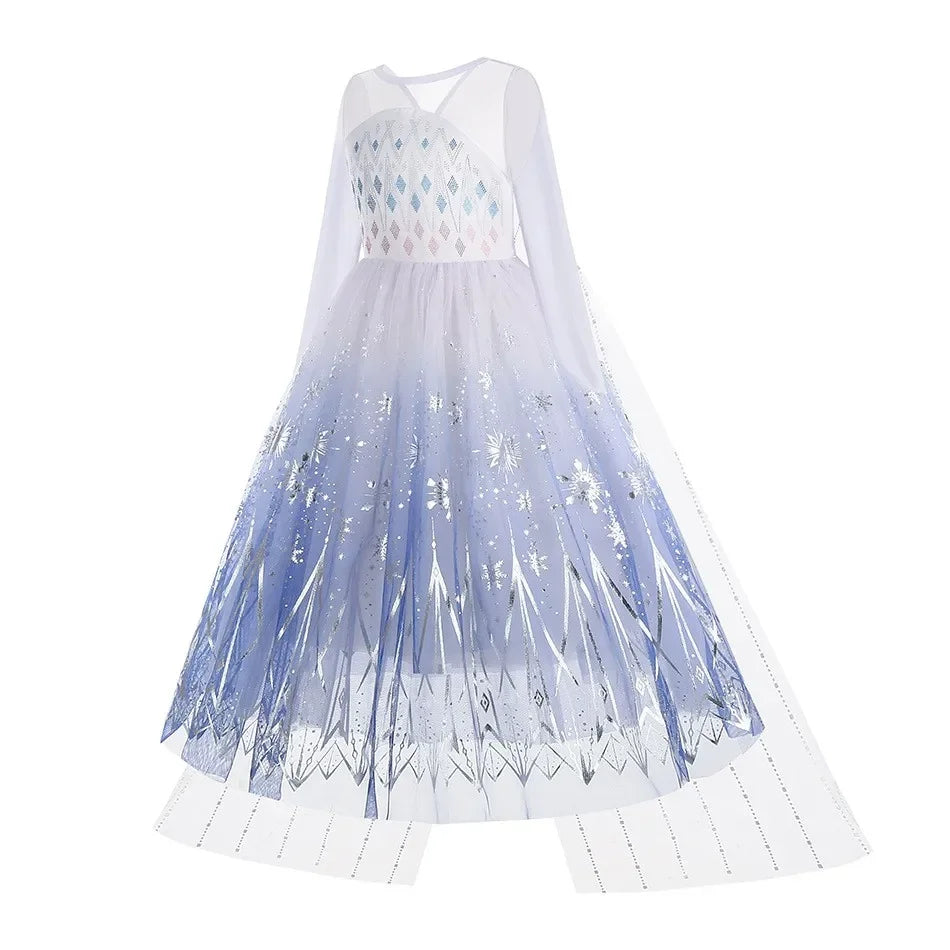 Snow Queen Light-Up Winter Dress for Girls