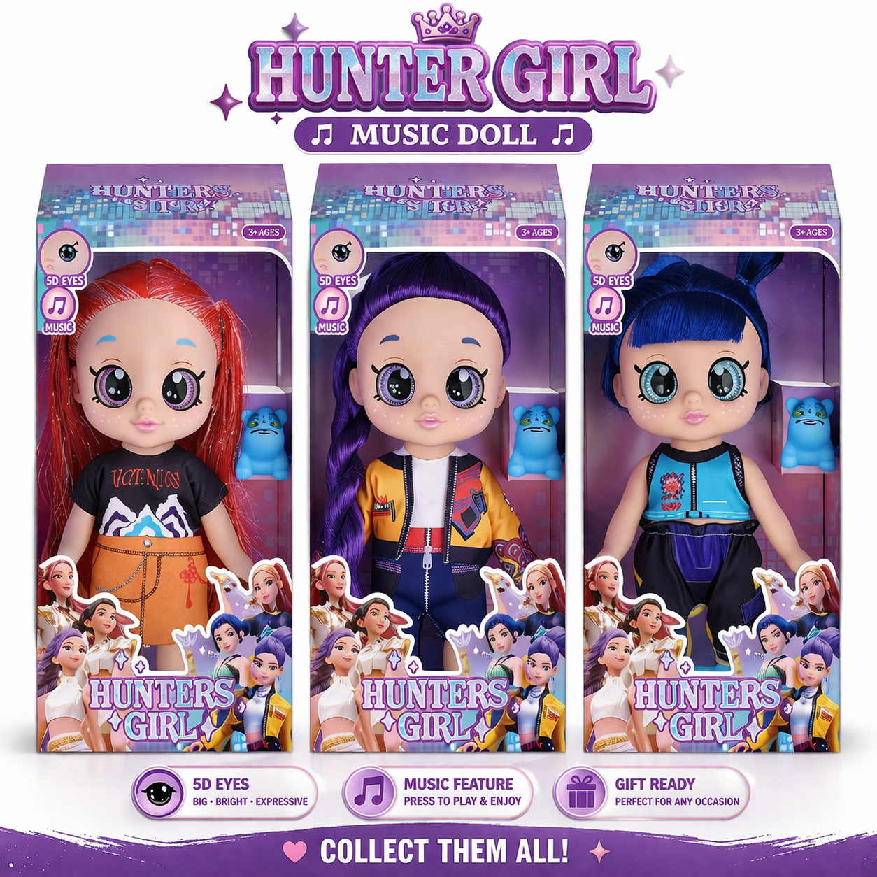Hunter Girl Music Doll