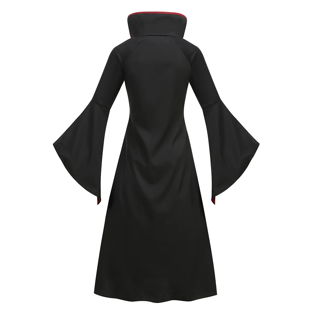 Draped ghost bride costume dress for girls' stage and carnival performances