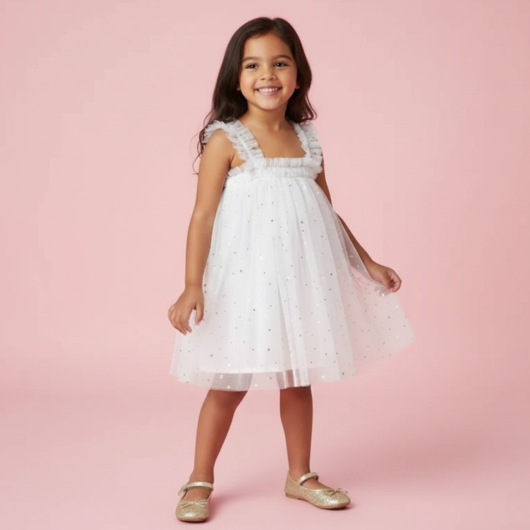 Christmas Starry Tulle Dress