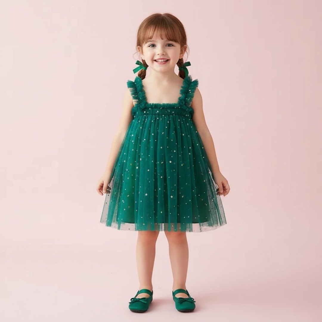 Christmas Starry Tulle Dress