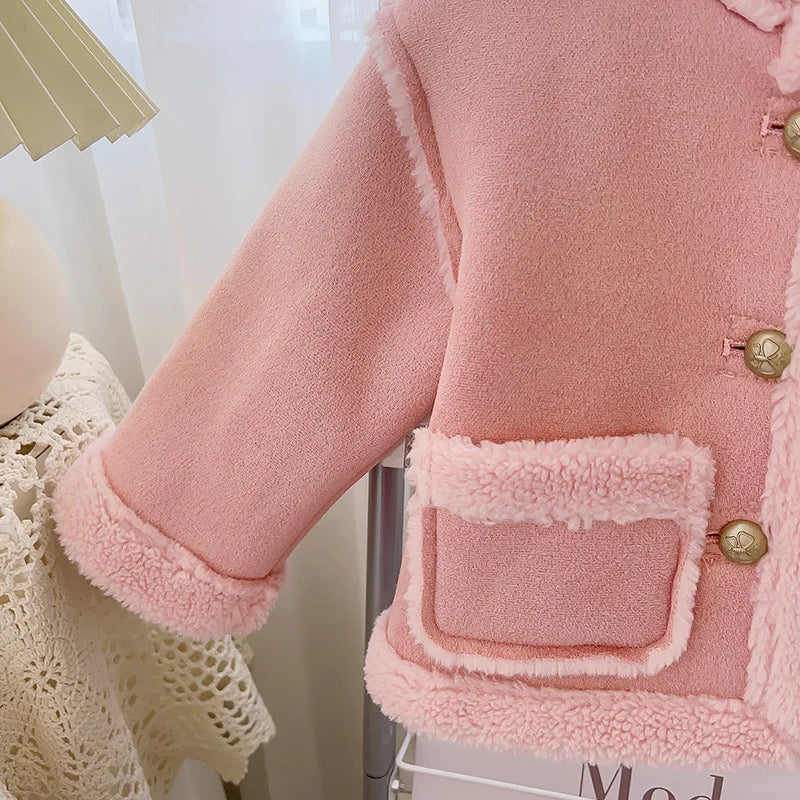 Blush Cozy Sherpa Coat