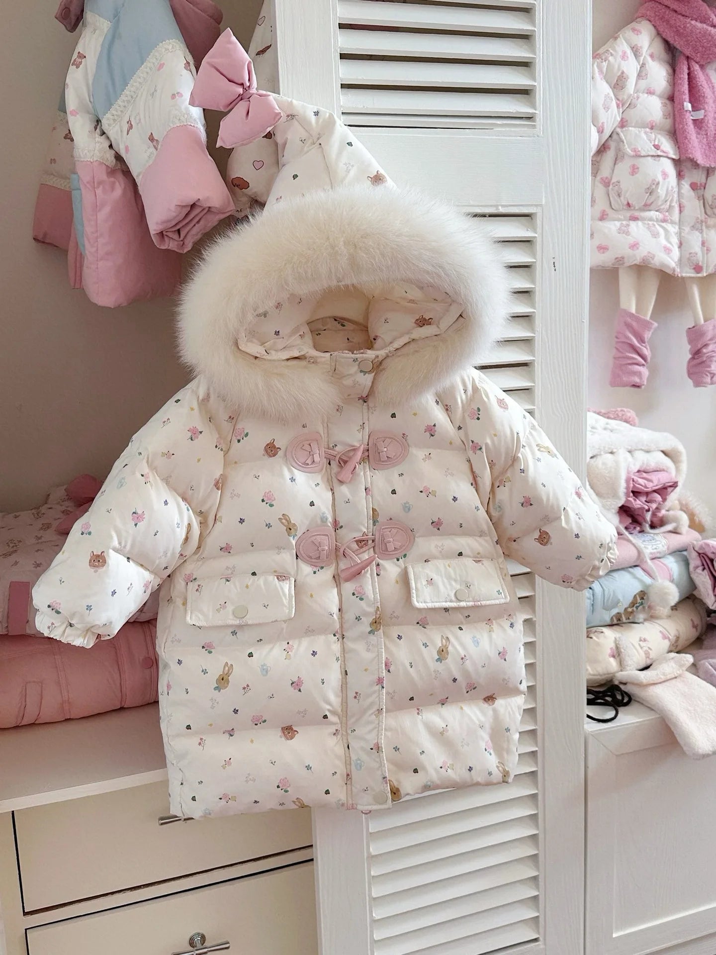 Fairy Garden Puffer Coat