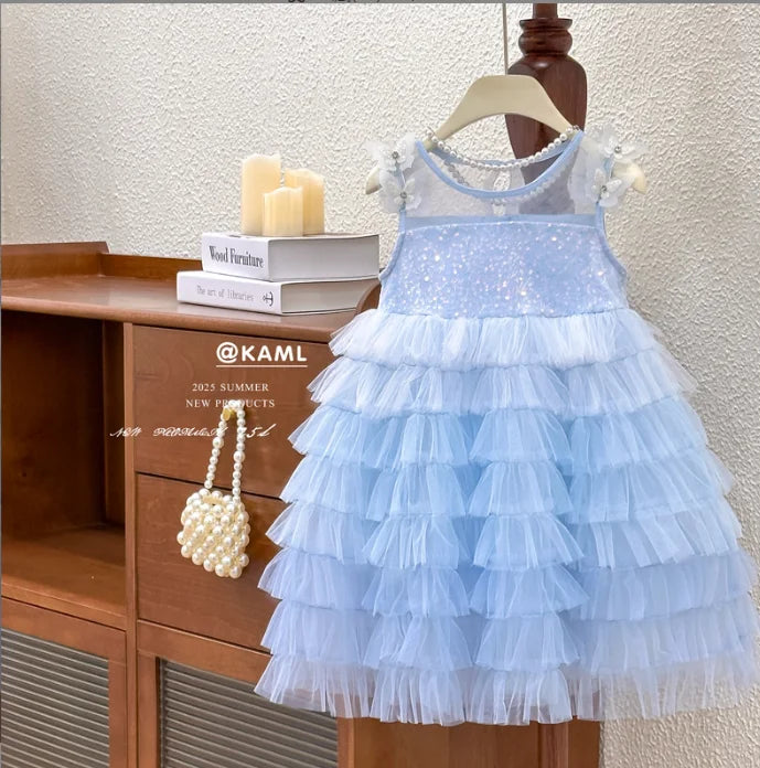 Fairy Flounce Ruffle Dress