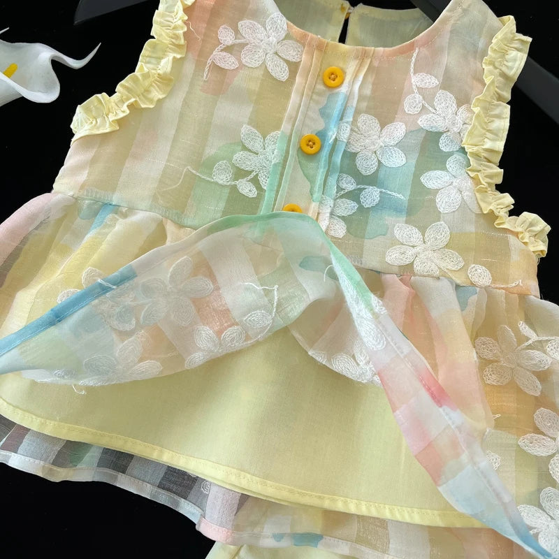 Rainbow Breeze Summer Set with hat