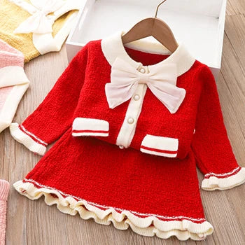 Classic Red Outfit for Girls