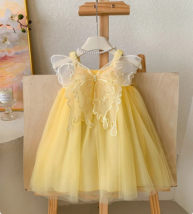 Butterfly Dreams Yellow Fairy Dress