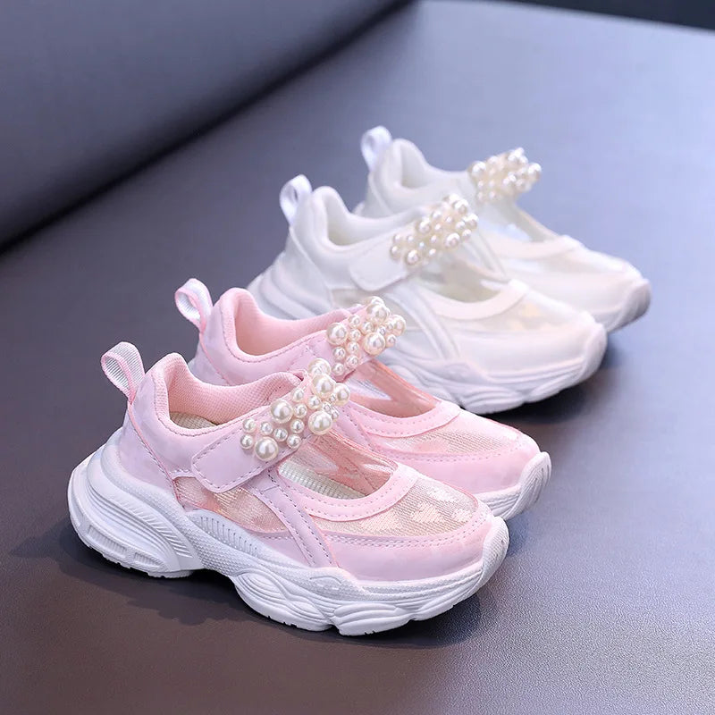 Tulle Pearl Kids' Sneakers