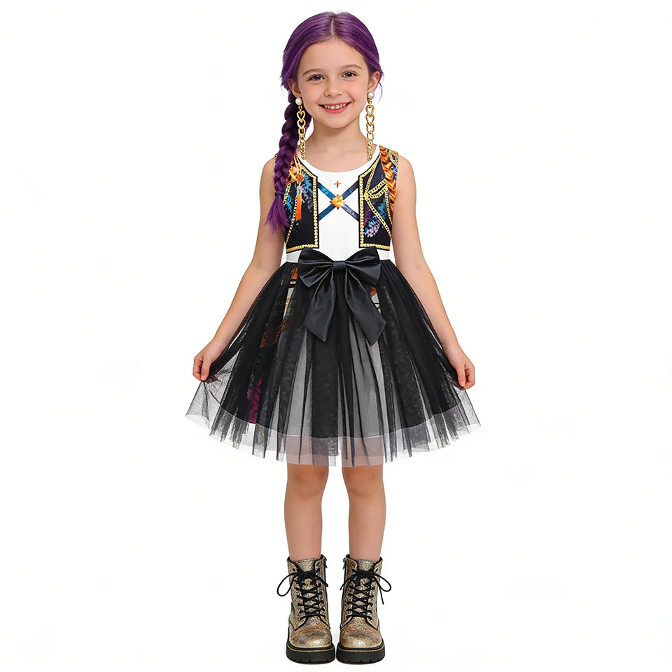 Girls’ Shadow Star K-Pop Warrior Dress