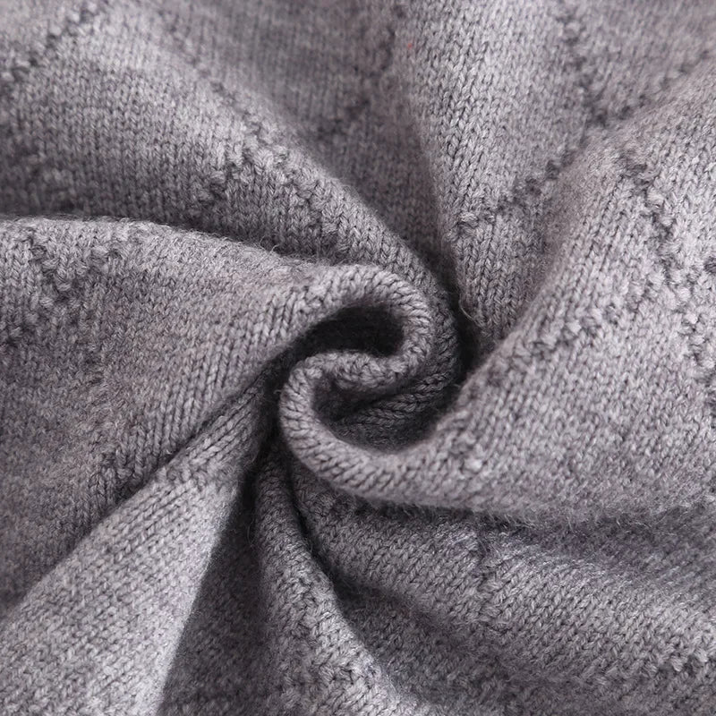 Cozy Elegance Knit Set Gray