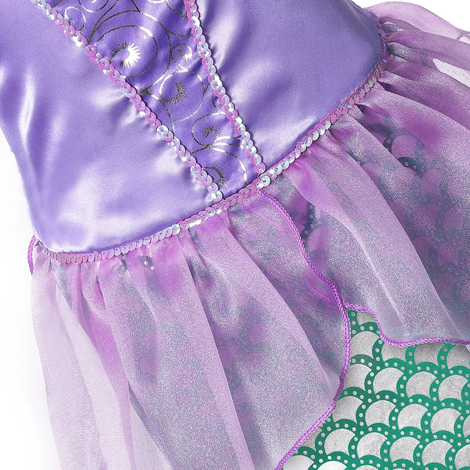 Unterwasser-Glitzerprinzessin-Kostüm