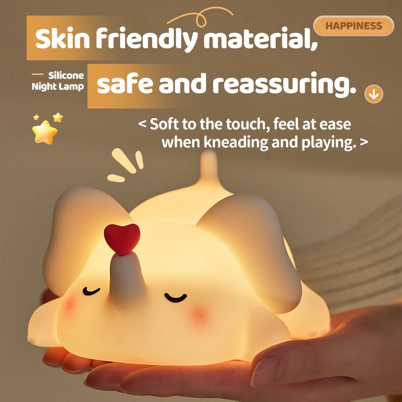 Loving Elephant Silicone Night Lamp
