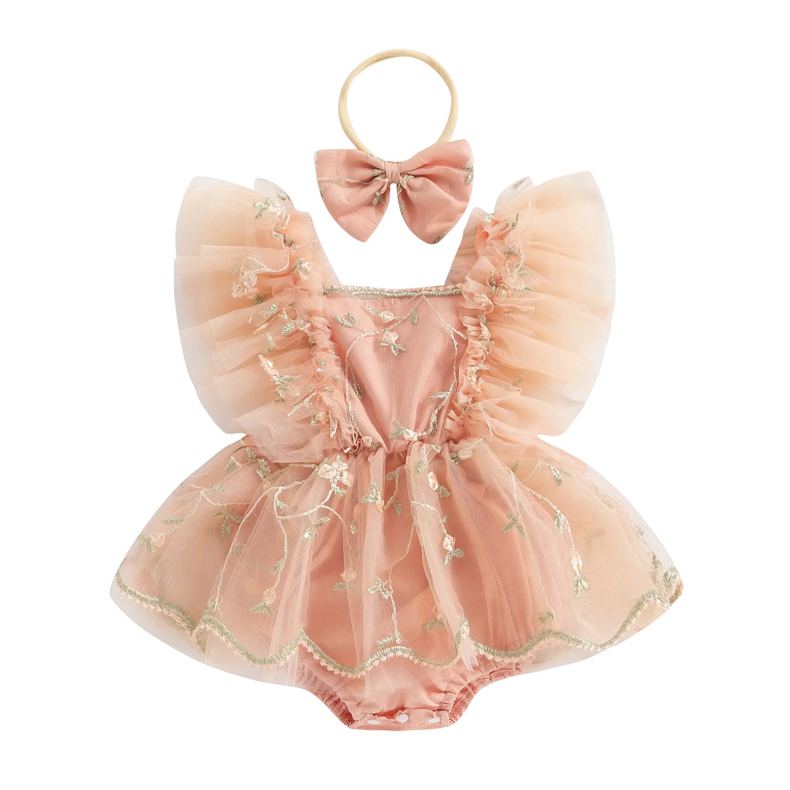 Fairy Garden Baby Romper Set