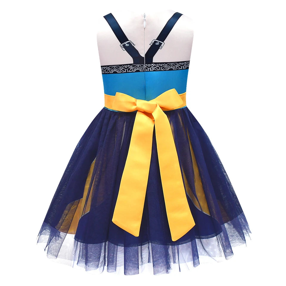 Girls’ Midnight Star Warrior Princess Dress