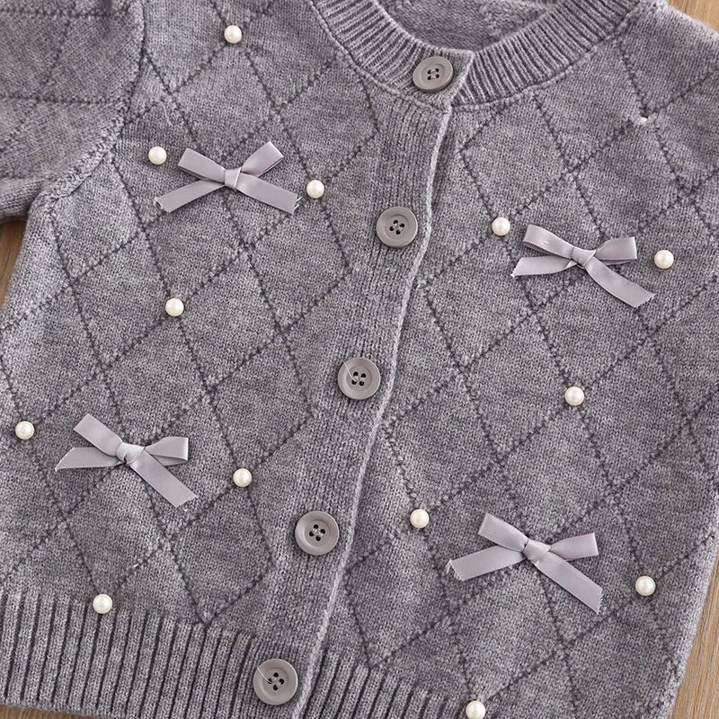 Cozy Elegance Knit Set Gray