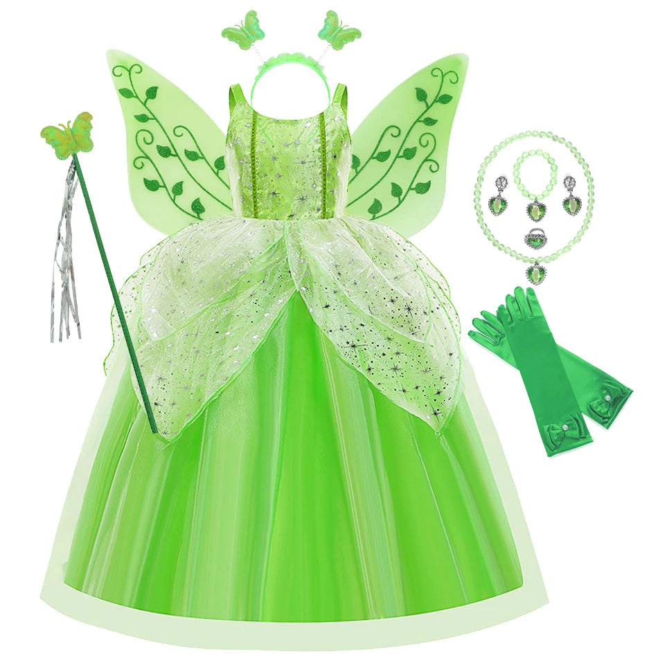 Disfraz infantil de hada en flor
