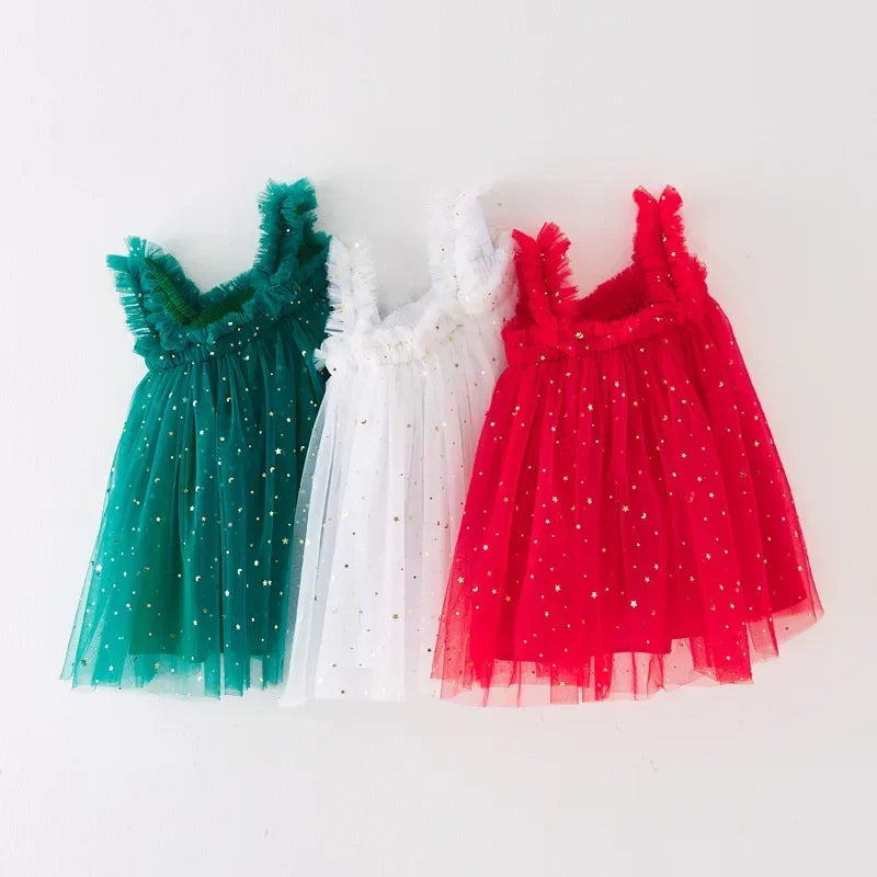Christmas Starry Tulle Dress
