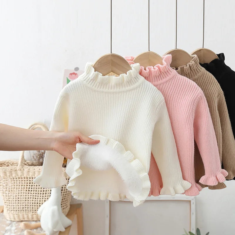 Cozy Ruffle Neck Pullover