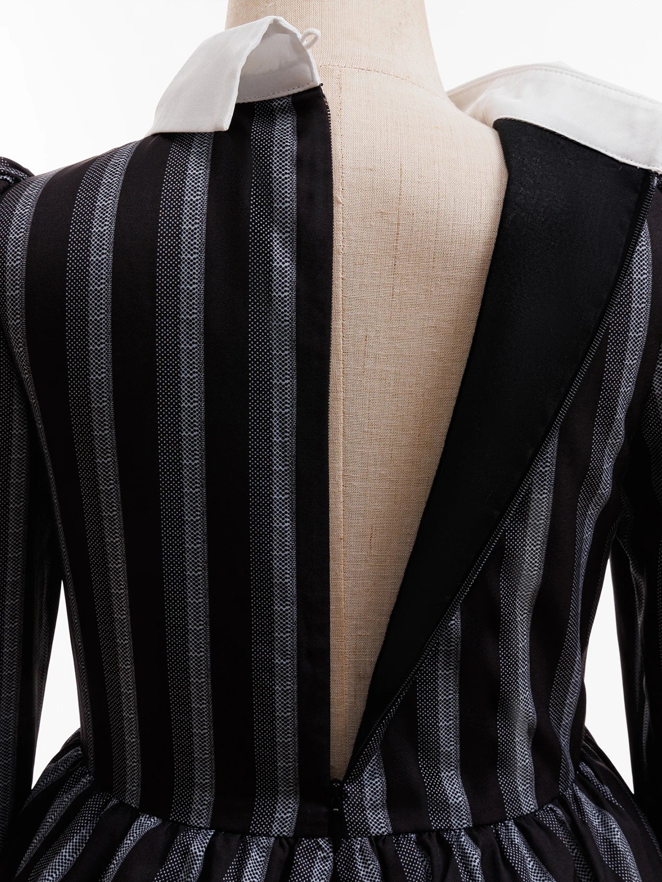 Striped Gothic Costume Dress