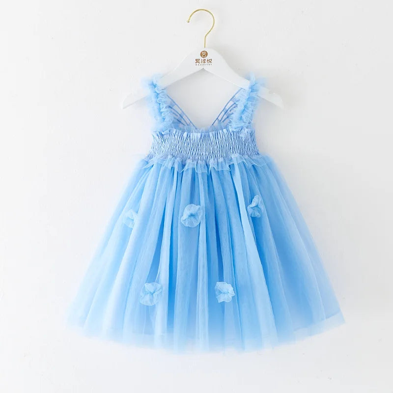 Girls’ Butterfly Fairy Dress with Wings