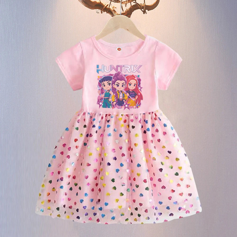 Color Pop Heart Dress — Pop Star Warriors