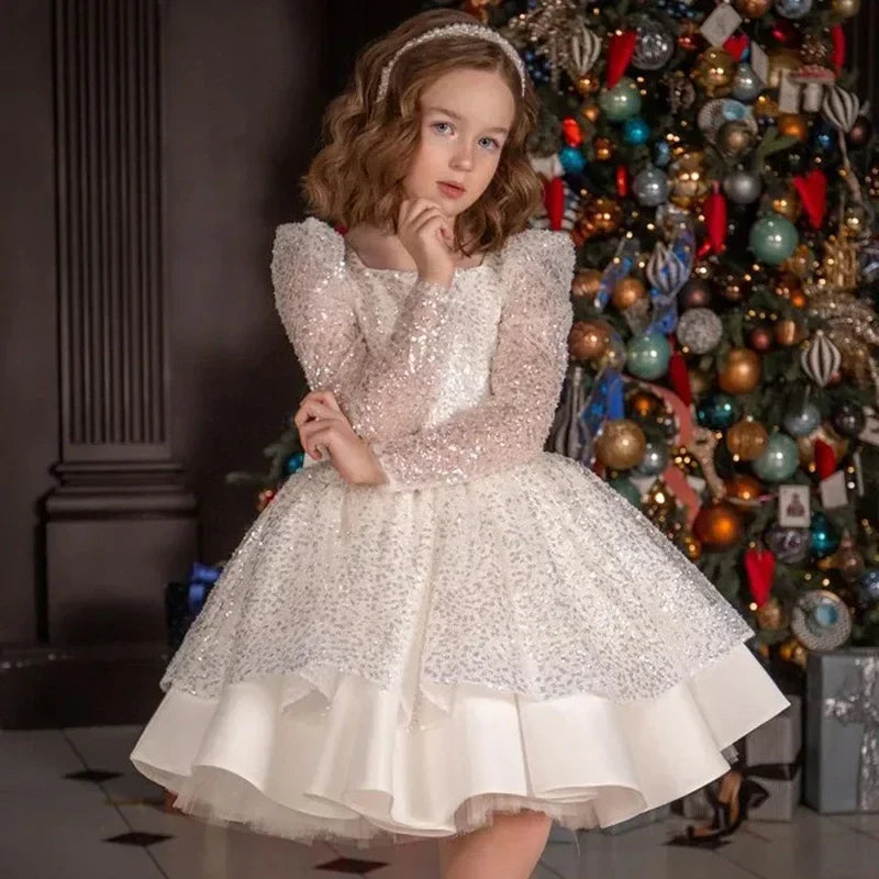 Crystal Charm Kids' Party Dress