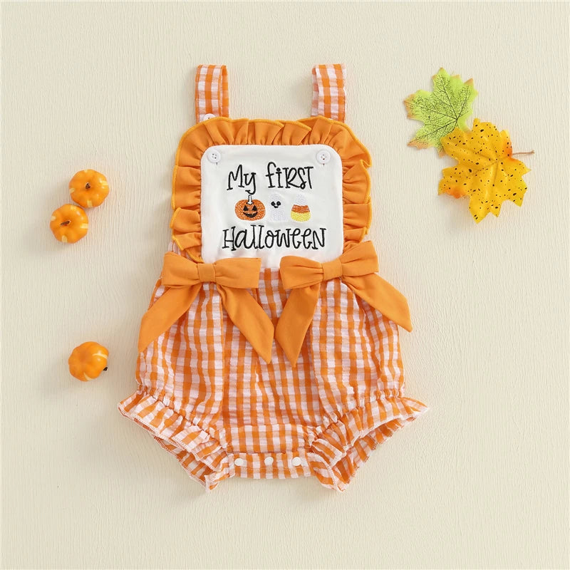 My First Halloween Baby Romper