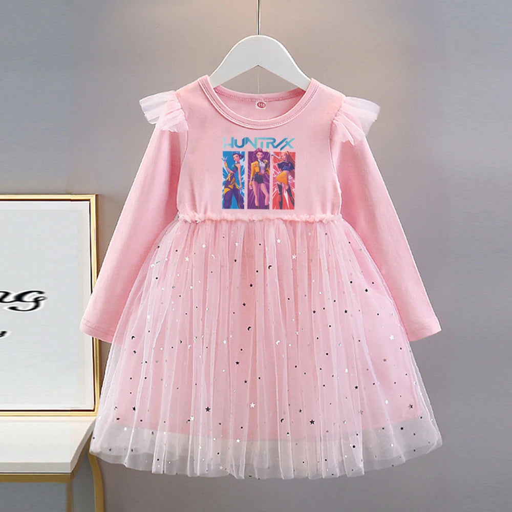 Galaxy Star Tulle Dress — Pop Star Warriors