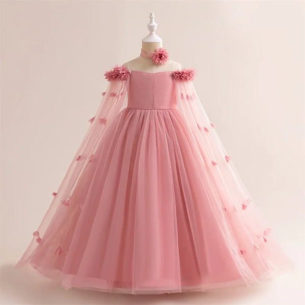 Floral Royalty Kids' Party Dress