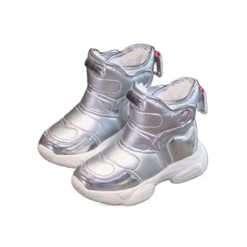 Girls' Silver Winter Boots