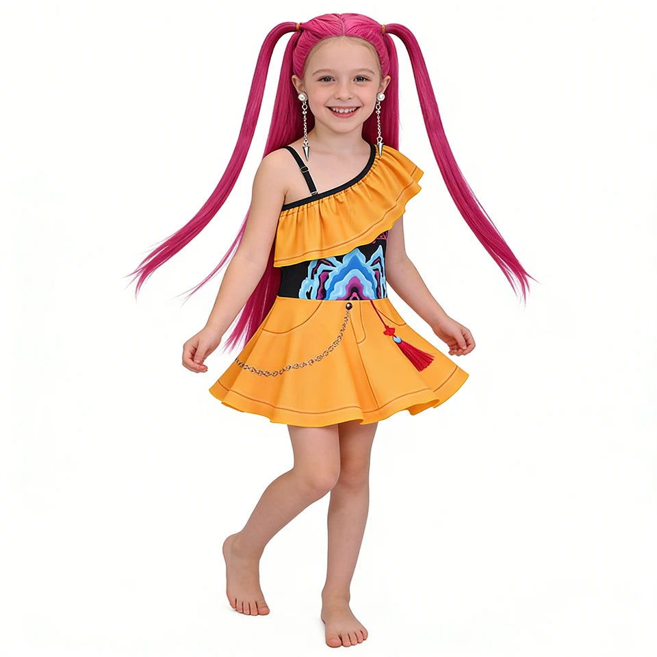 Girls’ Sunset Rebel K-Pop Swimsuit