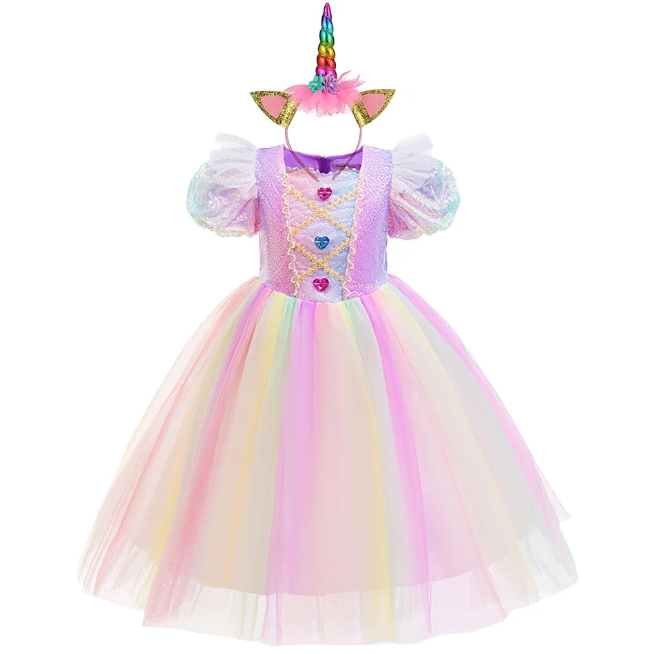Costume da unicorno magico per bambine