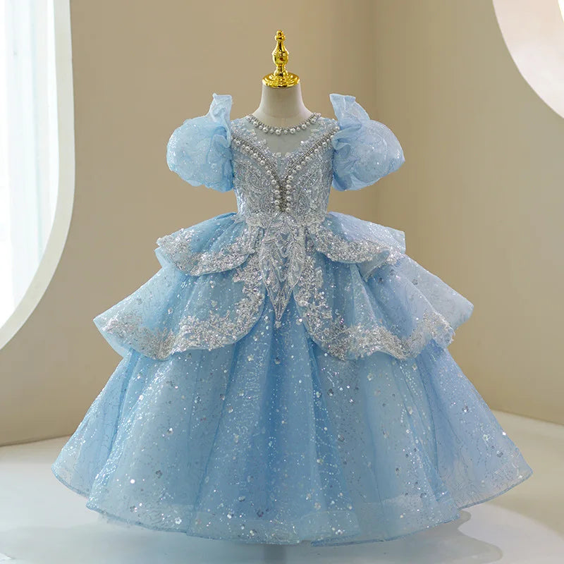 Luxury Blue Princess Dress Magic Tree Kids Luxury Blue Princess Dress Magic Tree Kids