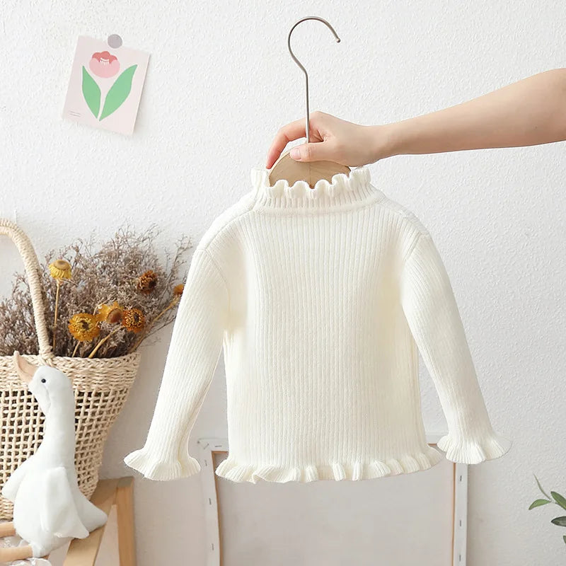 Cozy Ruffle Neck Pullover