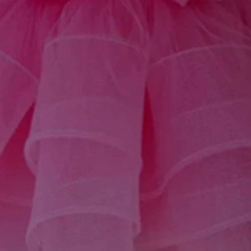 Rosa glamouröses Partykleid aus Tüll