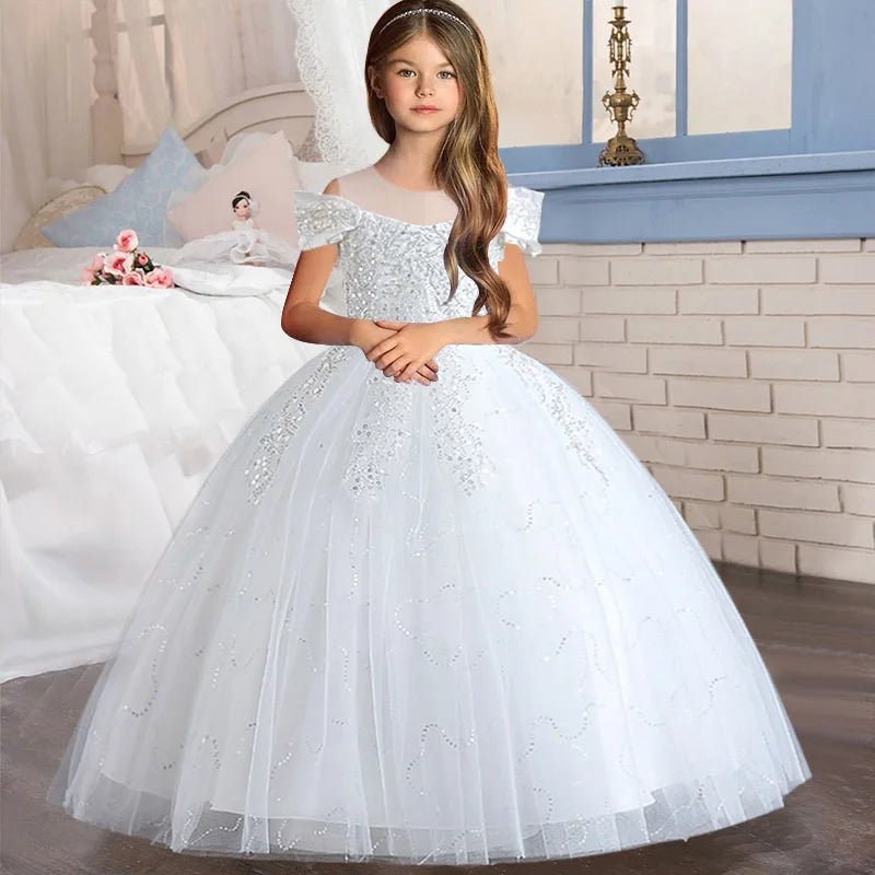 Laura Kids' Party Dress - Colors