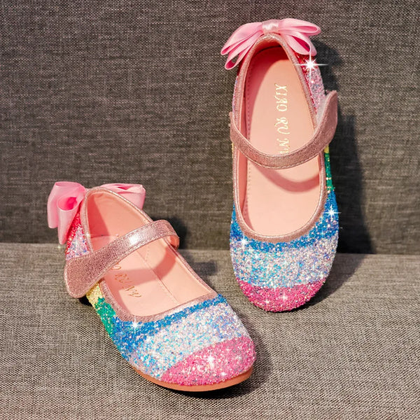 Bailarinas con Brillantina Arcoíris para Niñas