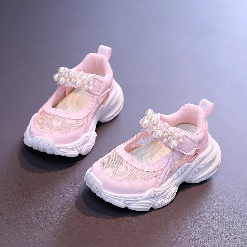 Tulle Pearl Kids' Sneakers