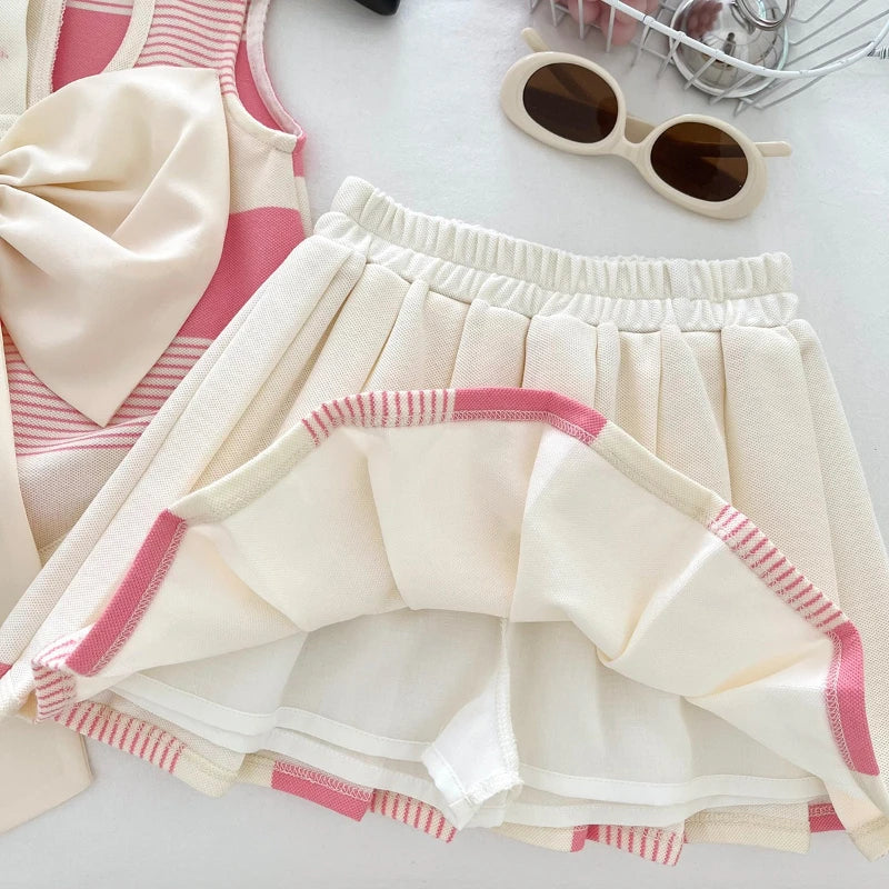 Herzschleifen-Mädchen-Set