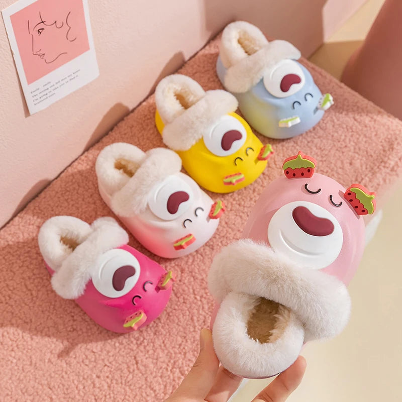 Berry Bear Winter Slippers