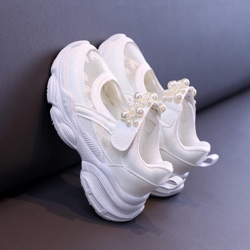 Tulle Pearl Kids' Sneakers